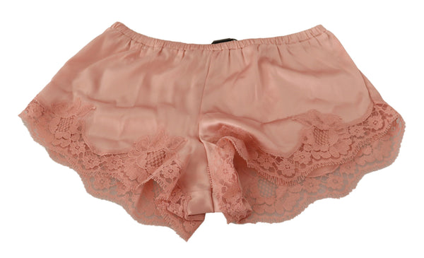 Dolce &amp; Gabbana Pink Floral Lace Lace Alusvaatteet
