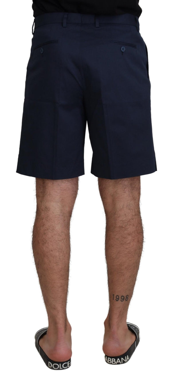 Dolce &amp; Gabbana Blue Chinos Cotton Stretch -shortsit