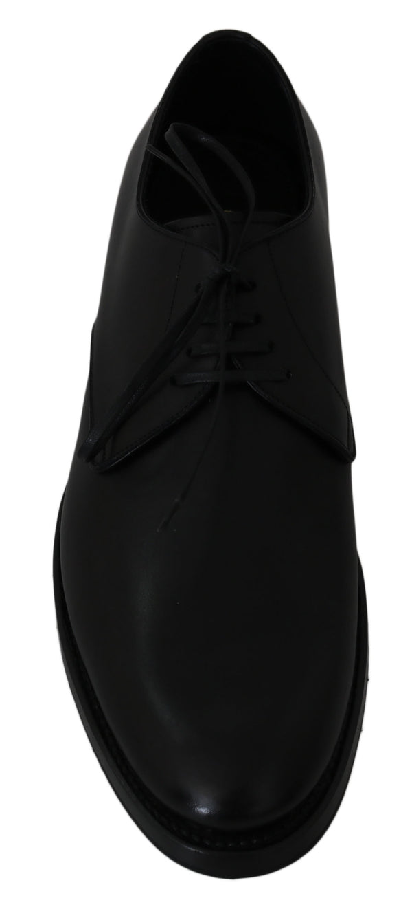 Dolce &amp; Gabbana mustat nahkaiset Derbyn juhlakengät