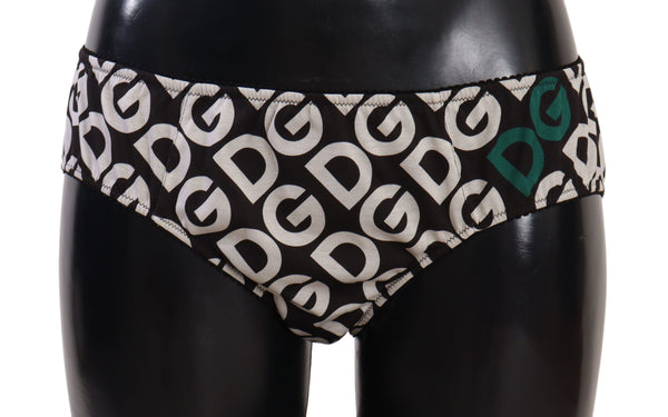 Dolce &amp; Gabbana Multicolor DG Logo Print Slip Bottom Alusvaatteet