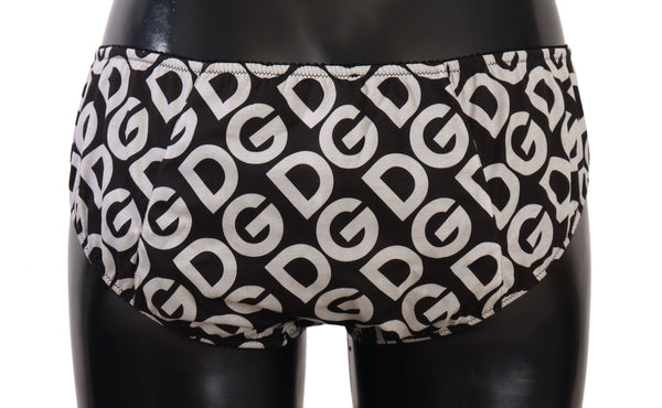 Dolce &amp; Gabbana Multicolor DG Logo Print Slip Bottom Alusvaatteet