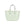 Michael Kors Jodie Small Jacquard Logo Recycled Polyester Tote Handbag Atom Green