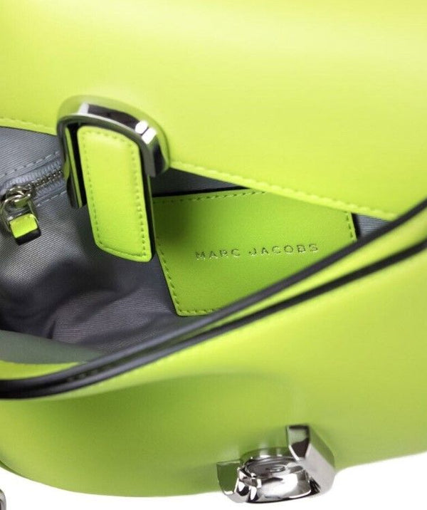 Marc Jacobs J Marc Green Glow Smooth Leather Crossbody -käsilaukku