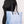 Versace Portuna Medusa Medium Cornflower Blue Nylon Leather Tote Bag Purse
