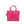 Marc Jacobs Shiny Crinkle Micro Tote Magenta Leather Crossbody Bag käsilaukku