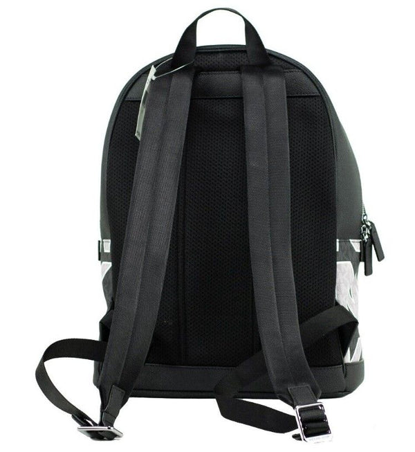 Michael Kors Cooper Black Signature PVC Graafinen Logo Reppu Bookbag Bag
