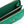 Versace vihreä nahkainen pitkä vetoketjullinen lompakko