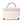 Michael Kors Manhattan Medium Powder Blush Multi PVC Top Handle Satchel Bag