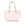 Michael Kors Jet Set Medium Powder Blush Leather Front Zip Chain Tote Bag Purse