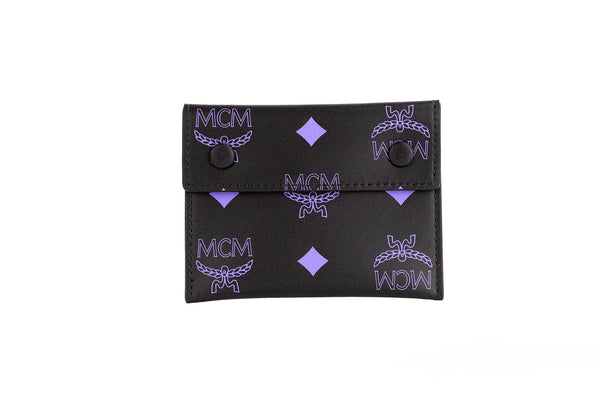 MCM Color Splash Large Visetos Logo Nahkainen Clutch Pussi Lompakkolaukku 3 in 1 Trio