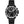 Emporio Armani Sleek Black Steel Chronograph Timepiece