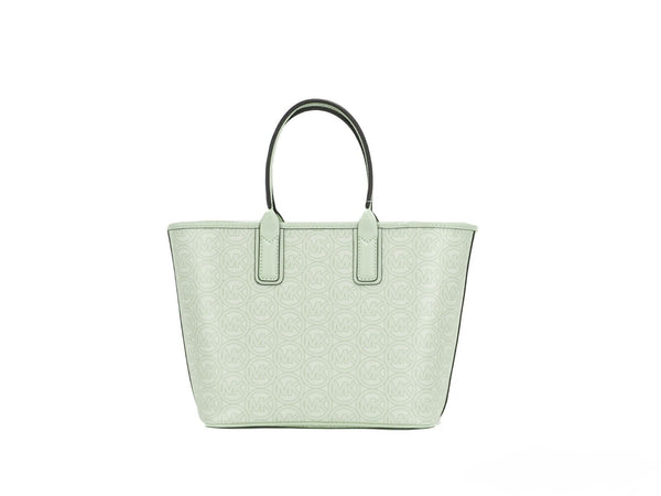 Michael Kors Michael Kors Jodie Pieni Jacquard Logo Kierrätetty polyesteri Tote Käsilaukku Atom Green