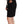 Givenchyn musta villainen pitkähihainen minituppimekko