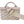 Michael Kors Jet Set Medium Powder Blush Jacquard Canvas Vetoketjullinen tavaralaukku Crossbody Bag