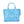 Marc Jacobs Shiny Crinkle Mini Tote Air Blue nahkainen Crossbody käsilaukku