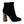 Dolce & Gabbana Black Velvet Crystal Square Heels -kengät