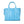 Marc Jacobs Shiny Crinkle Mini Tote Air Blue nahkainen Crossbody käsilaukku