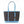 Michael Kors Jet Set Travel Small Pale Blue Brown PVC Shoulder Tote Bag Purse