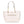 Michael Kors Jet Set Medium Powder Blush Leather Front Zip Chain Tote Bag Purse