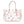 Michael Kors Gilly Large Travel Print Powder Blush Signature PVC Tote Handbag